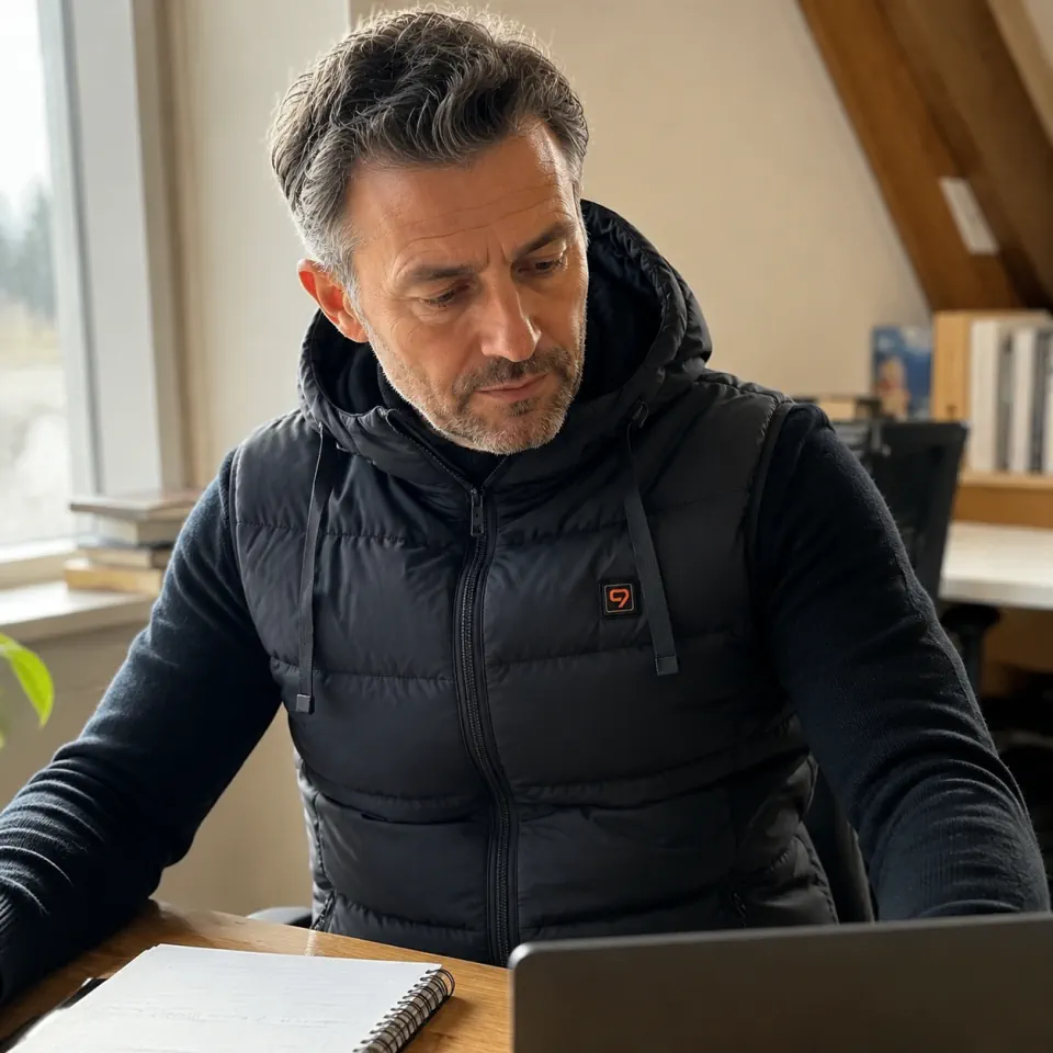 Photo client 9HEAT Nova V7 en situation: bureau frais