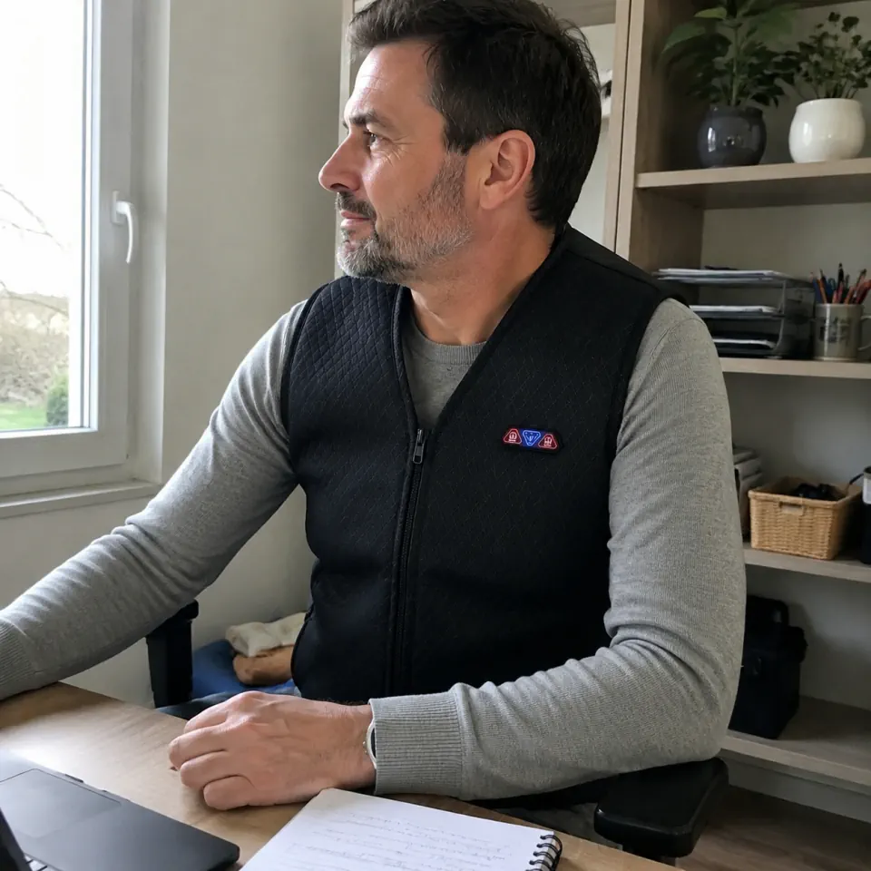 Photo client 9HEAT Thermo V8 en situation: bureau frais