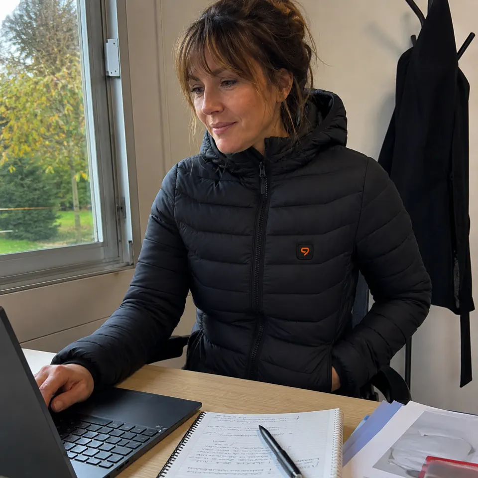 Photo client 9HEAT Transit 5 en situation: bureau frais