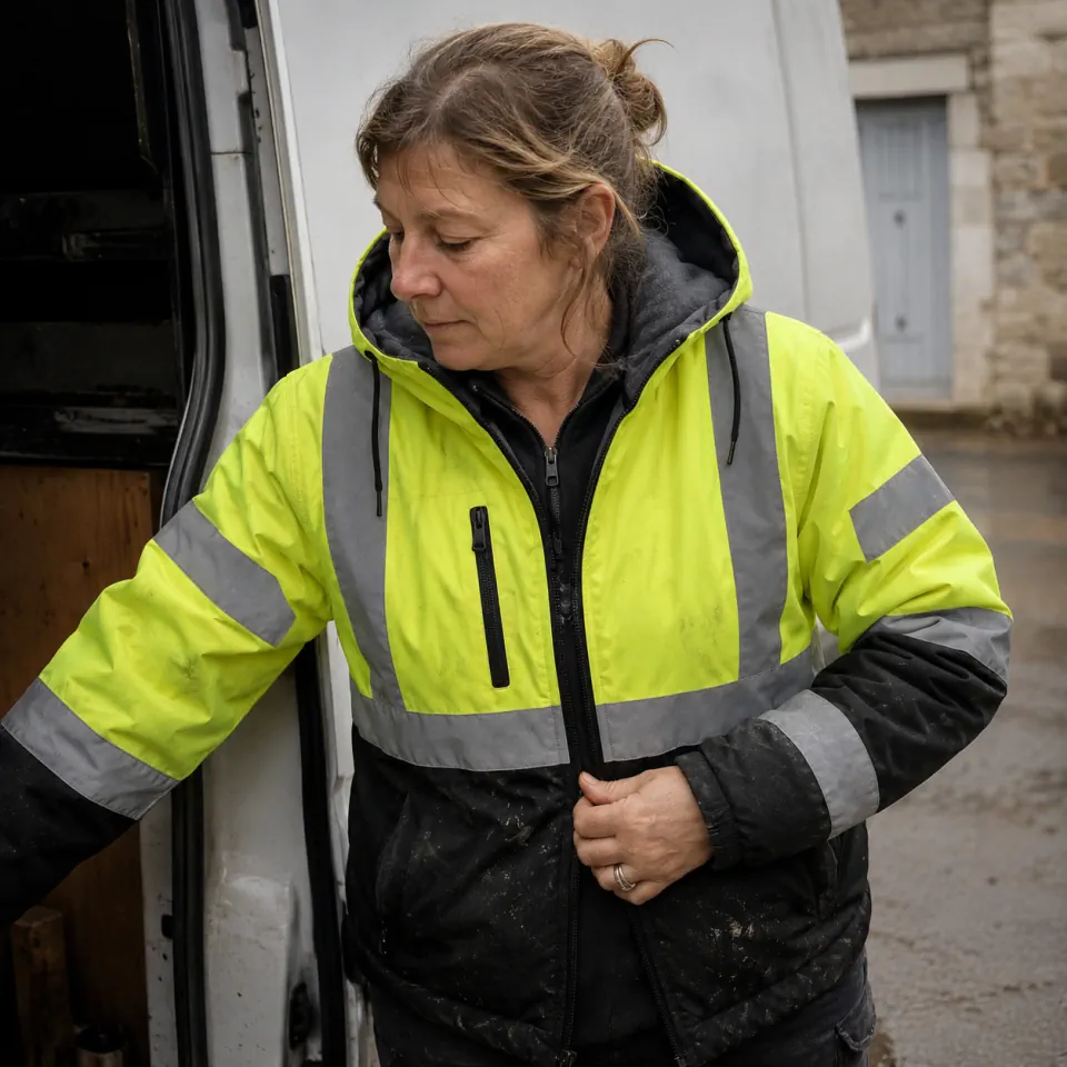 Photo client 9HEAT WorkGuard en situation: livraison